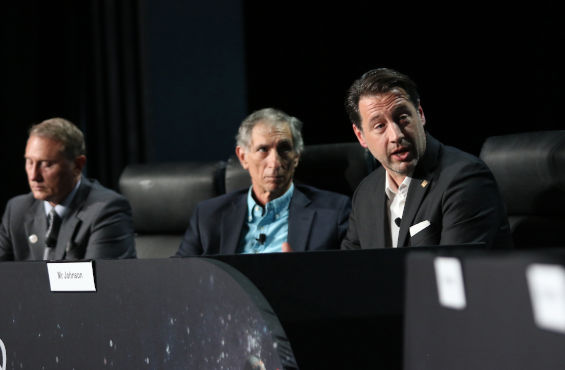 Chris Johnson speaking on a panel
