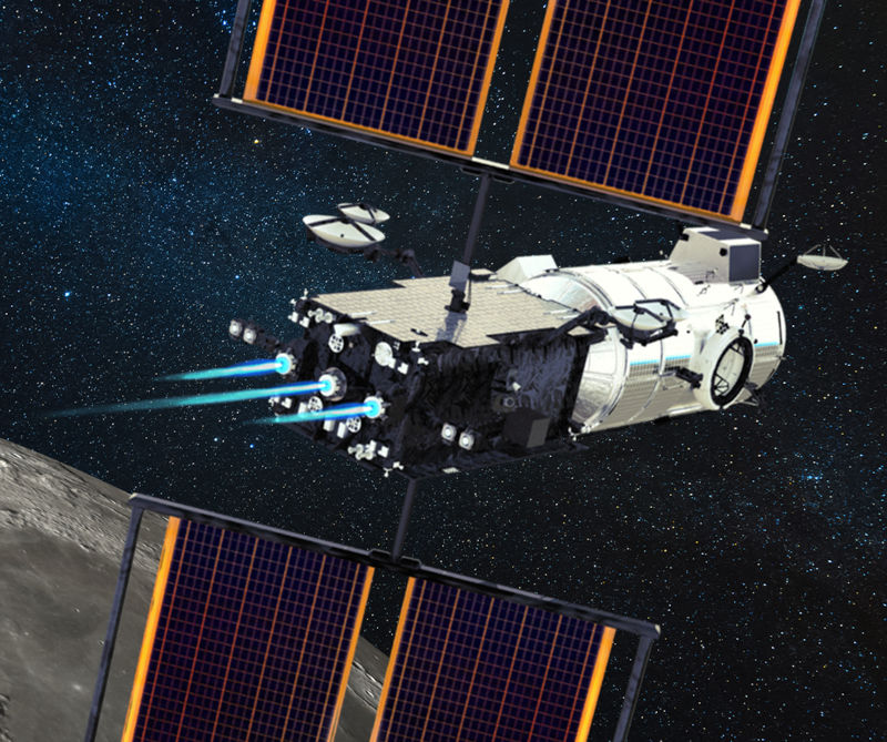 PPE-HALO On-orbit. Credit: NASA