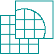 Icon depicting transparency